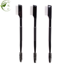 Double Ended Metal Brow Comb Mascara Brush